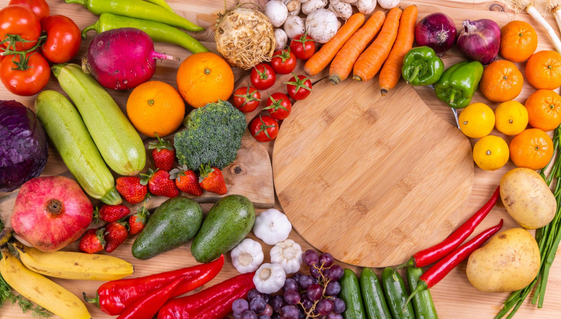 Fruits and vegetables for cooking. For food processors.