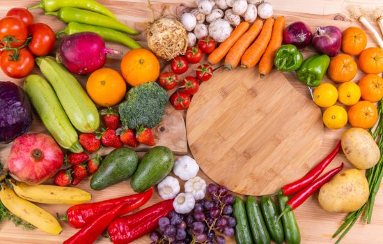 Fruits and vegetables for cooking. For food processors.